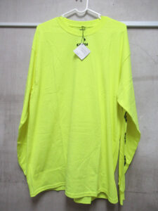 新品 KAKOI カコイ ロングTシャツ 黄色 メンズL 管理5M0412J